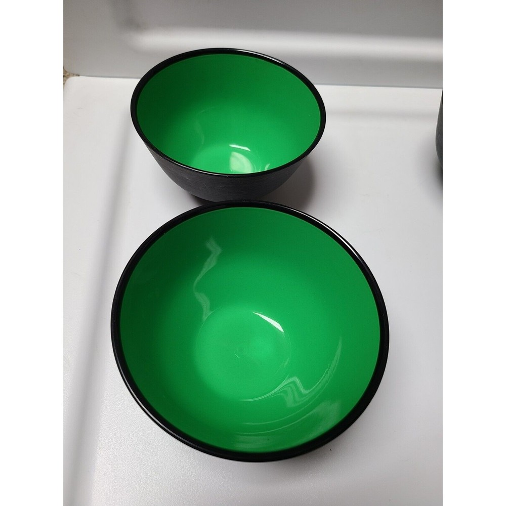 4 VTG MCM Sweden SAN-Plast Husqvarna Set Bowl Sigvard Bernadette  1960s Soup - Picture 8 of 16